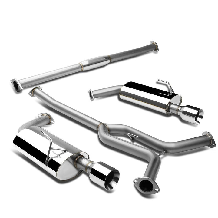 2004-2008 Nissan Maxima Dual Rolled Tip Catback Exhaust - Stainless Steel