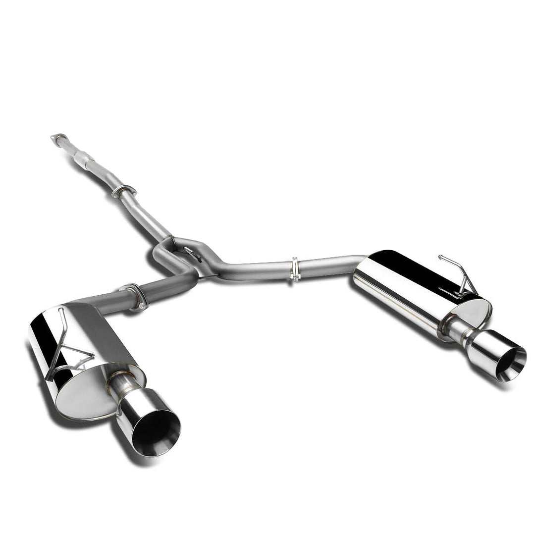 2004-2008 Nissan Maxima Dual Rolled Tip Catback Exhaust - Stainless Steel
