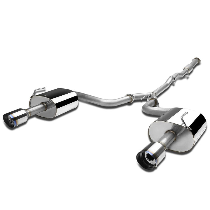 2009-2015 Nissan Maxima Catback Exhaust System Dual Burnt Tips Stainless