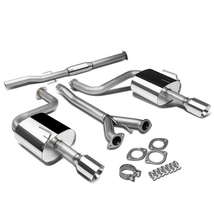 09-15 Nissan Maxima Catback Exhaust System Dual Rolled Tip Stainless Steel