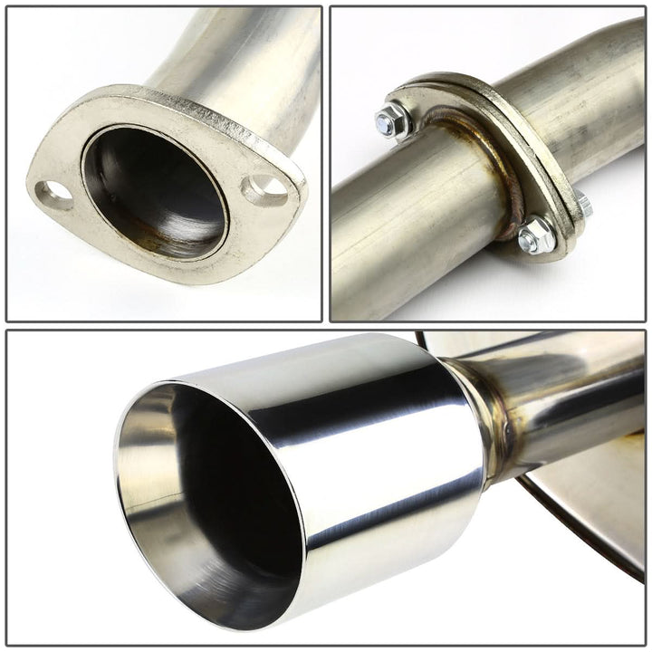 09-15 Nissan Maxima Catback Exhaust System Dual Rolled Tip Stainless Steel