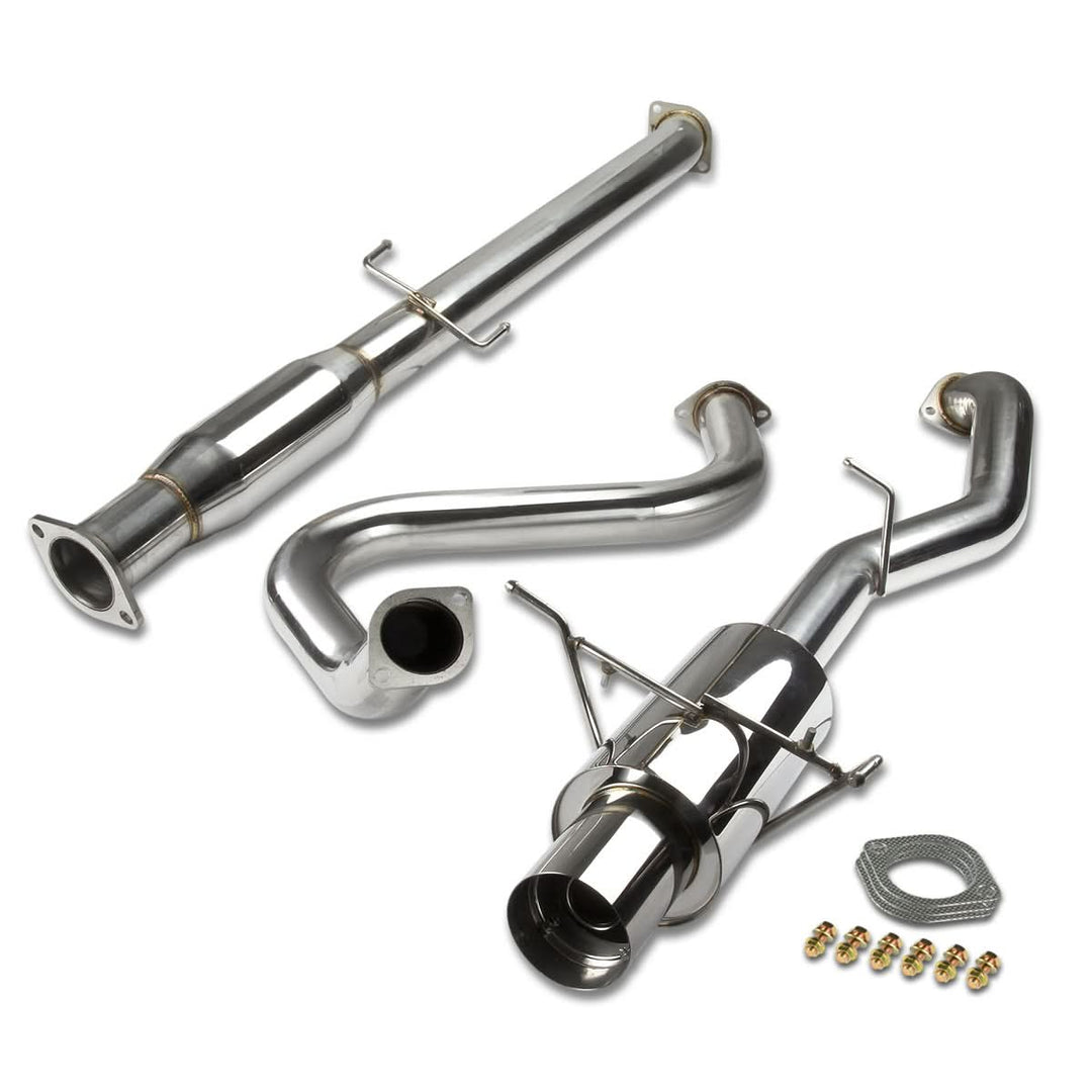 2007-2012 Nissan Sentra Catback Exhaust Single Tip Stainless Steel