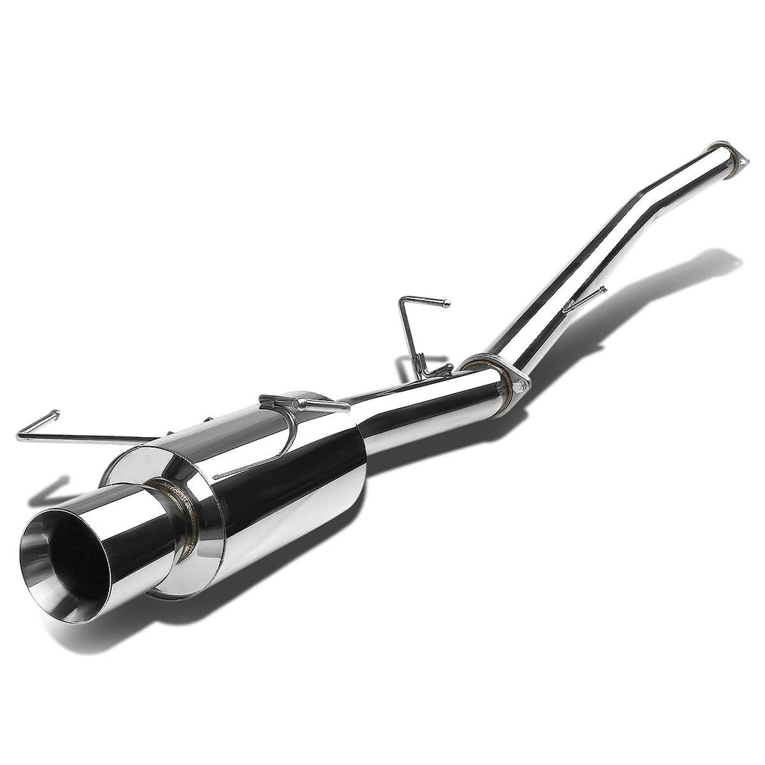 1995-1998 Nissan 240SX S16 Dual Tip Catback Exhaust - Stainless Steel