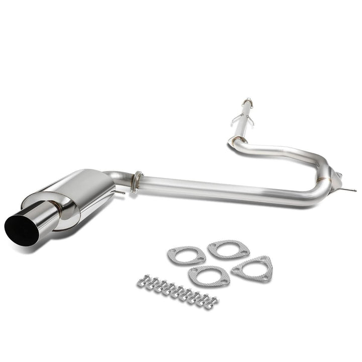 88-91 Honda Civic 4-Door OEM Style Catback Exhaust Stainless Steel