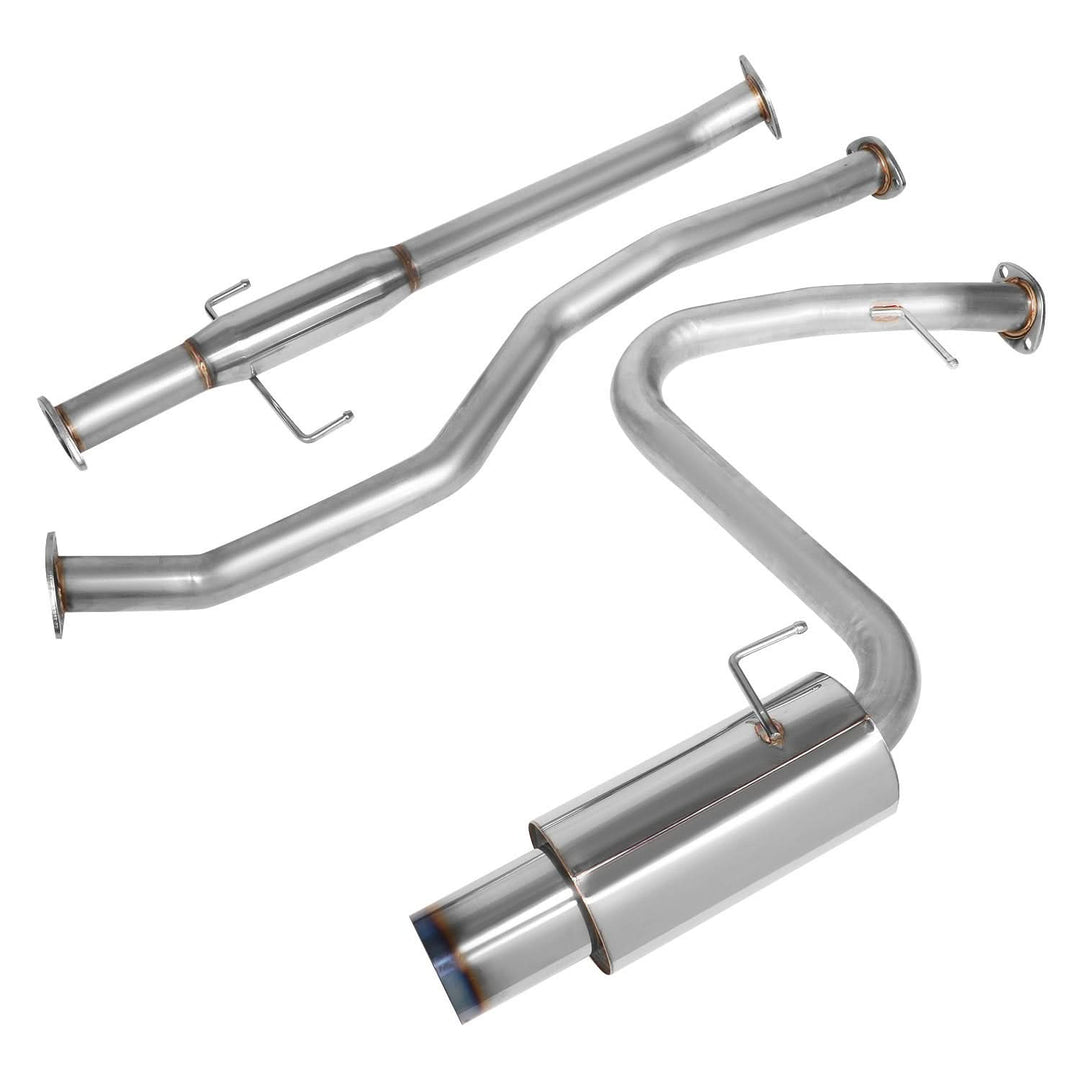 2005-2010 Scion tC Catback Exhaust Stainless Steel Single Burnt Tip