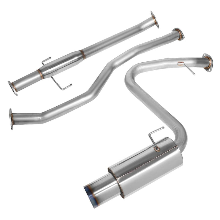 2005-2010 Scion tC Catback Exhaust Stainless Steel Single Burnt Tip