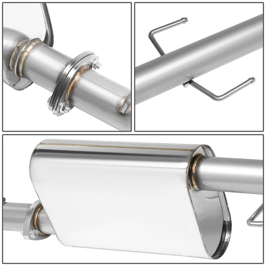 2013-2015 Toyota Tacoma Catback Exhaust Single Tip Stainless Steel