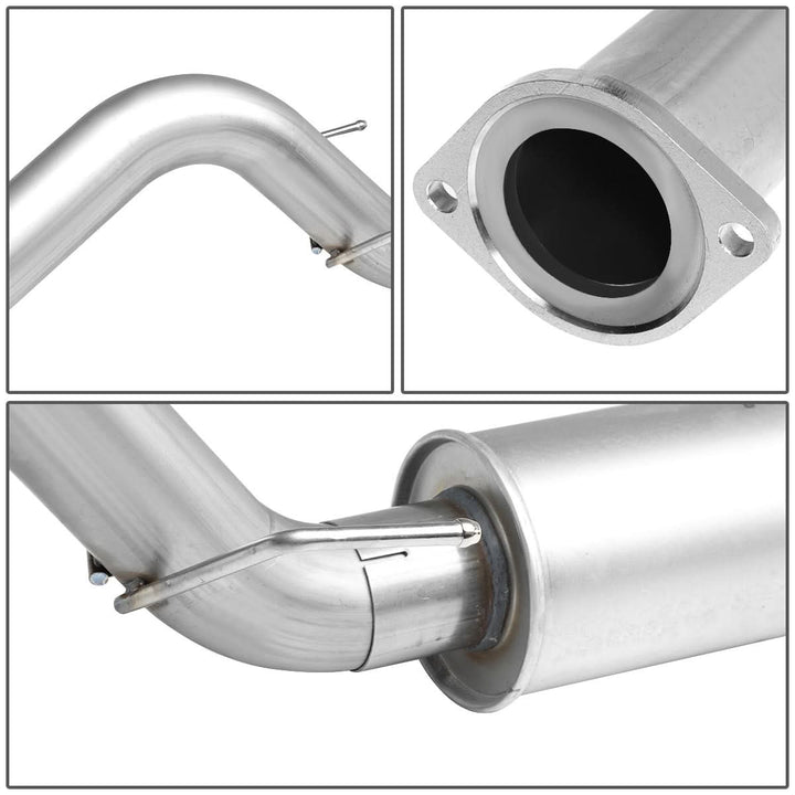 2016-2018 Toyota Tacoma 3.5L Single Tip Catback Exhaust Stainless Steel