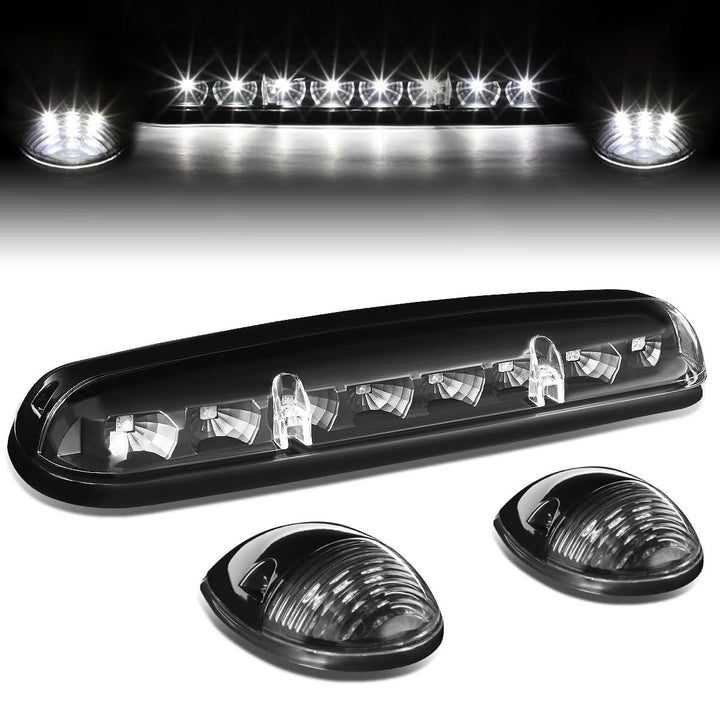 2002-2007 Chevrolet Silverado / GMC Sierra Cab Light - Black Housing / White LED