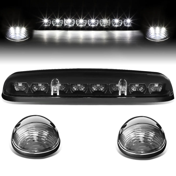 2002-2007 Chevrolet Silverado / GMC Sierra Cab Light - Black Housing / White LED