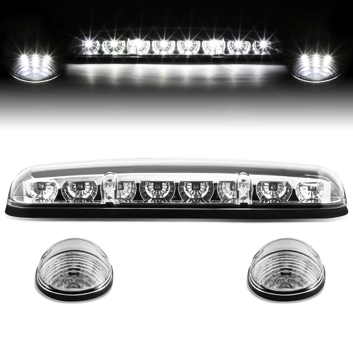 02-07 Chevy Silverado / GMC Sierra Cab Light - Chrome Housing White LED