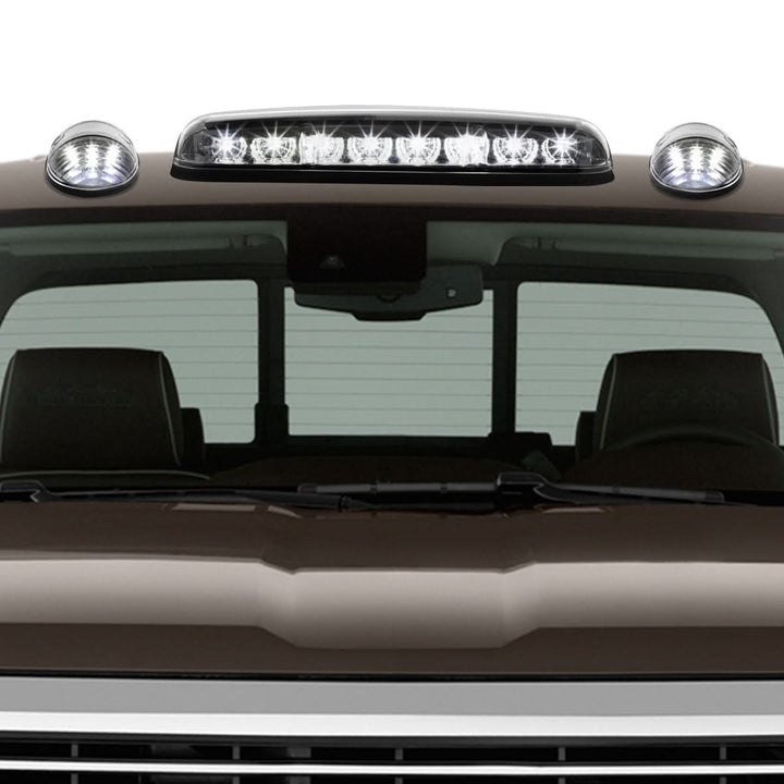 02-07 Chevy Silverado / GMC Sierra Cab Light - Chrome Housing White LED