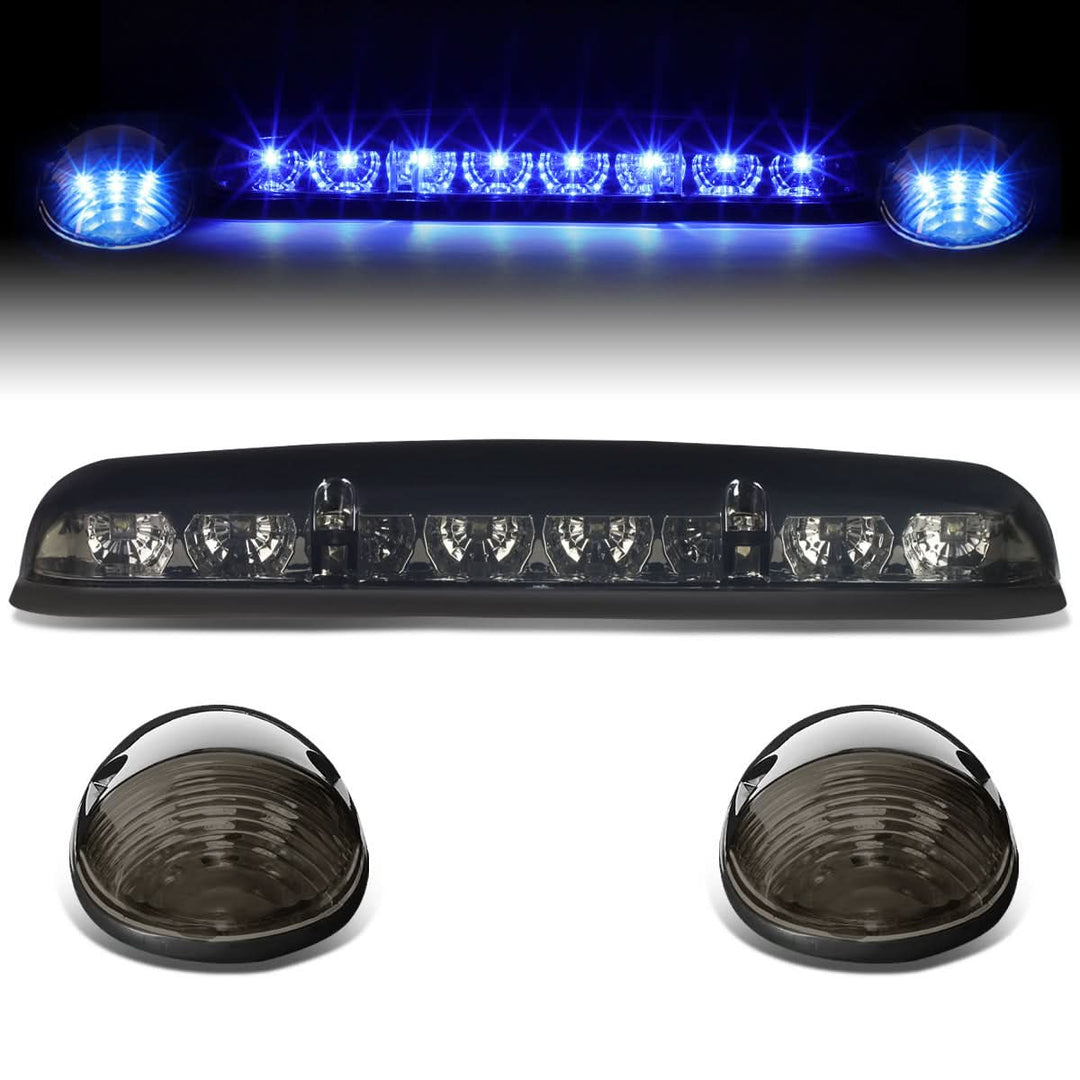 02-07 Chevrolet Silverado / GMC Sierra Smoke Housing Blue LED Cab Light