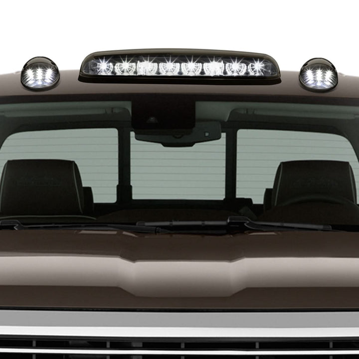02-07 Chevrolet Silverado / GMC Sierra Smoke Cab Lights White LED