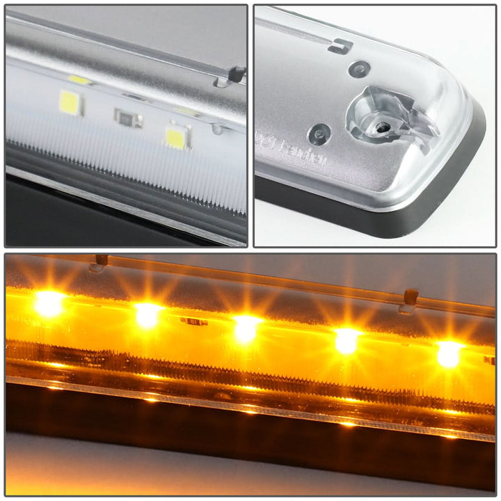 2007-2014 Chevrolet Silverado / GMC Sierra Chrome Amber LED Cab Light