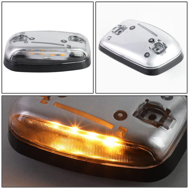 2007-2014 Chevrolet Silverado / GMC Sierra Chrome Amber LED Cab Light