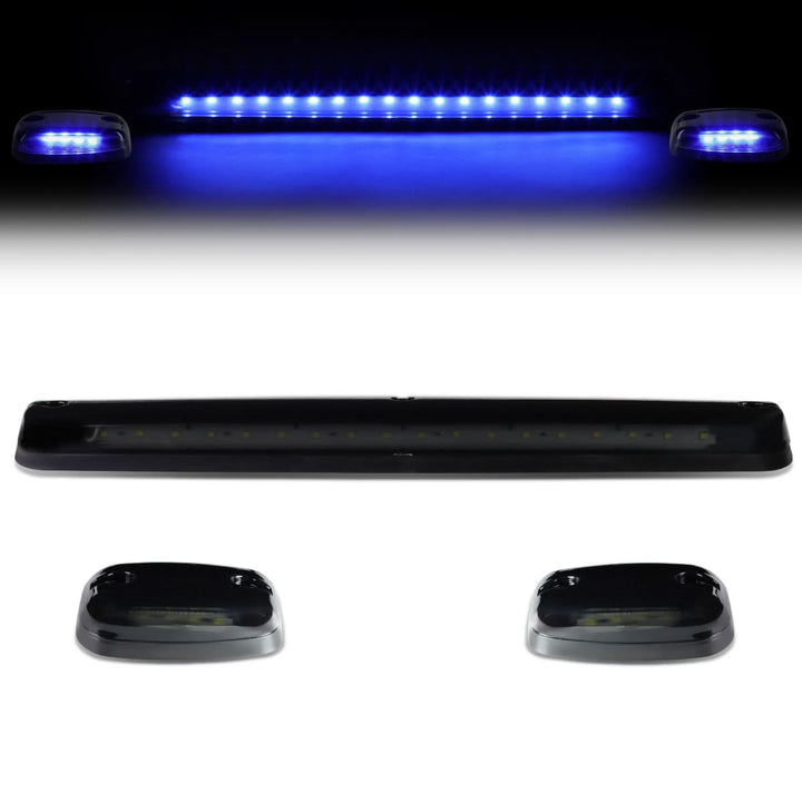 07-14 Chevrolet Silverado / GMC Sierra Smoke Housing Blue LED Cab Light