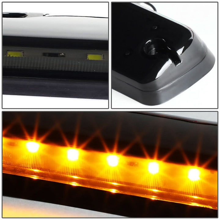 07-14 Chevrolet Silverado / GMC Sierra Smoke Housing Amber LED Cab Light