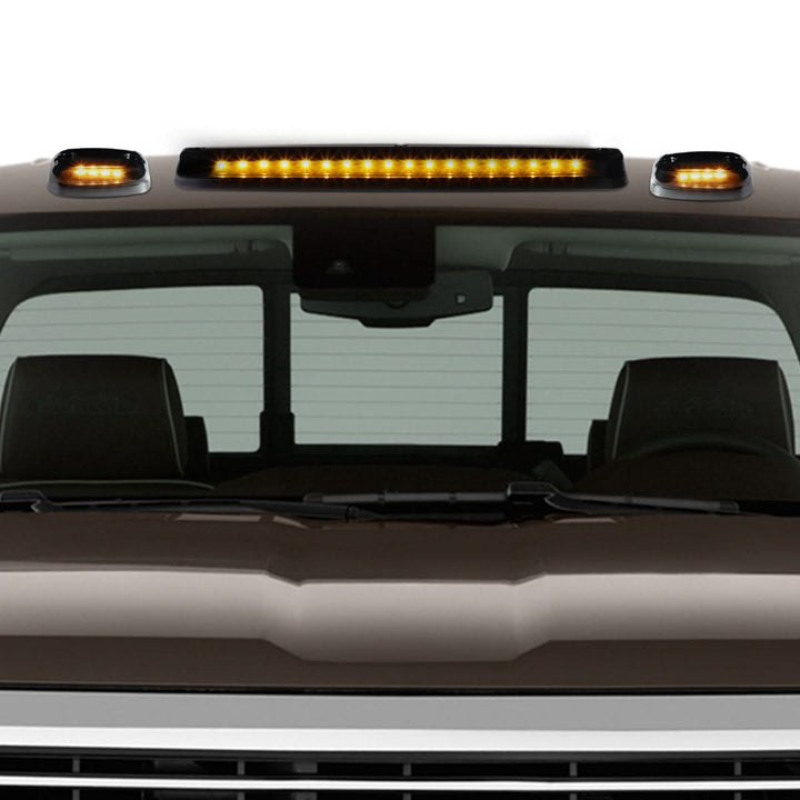 07-14 Chevrolet Silverado / GMC Sierra Smoke Housing Amber LED Cab Light