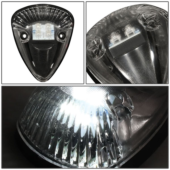 94-98 Dodge Ram 2500/3500 Cab Light - Black Housing White LED