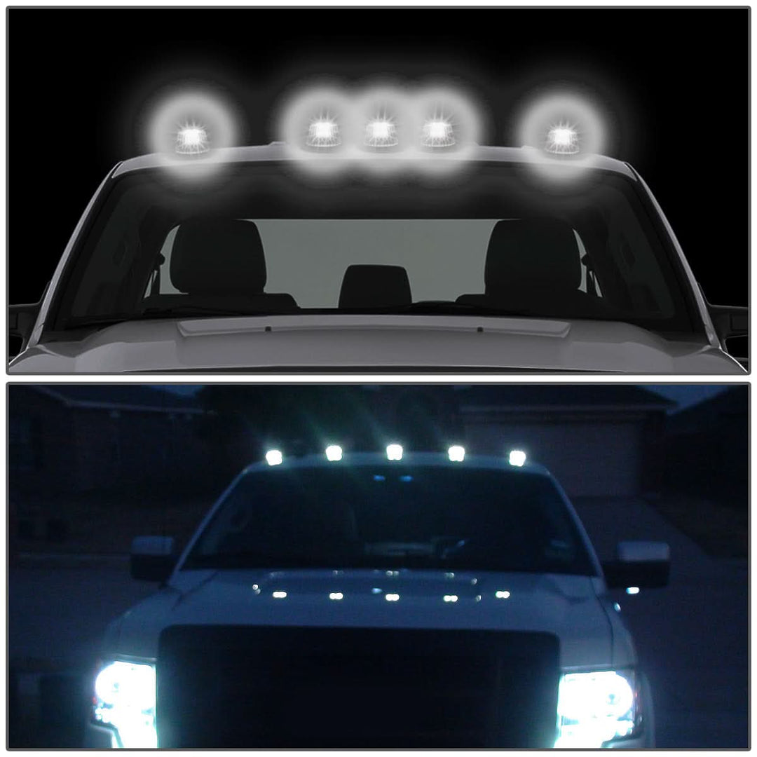 94-98 Dodge Ram 2500/3500 Cab Light - Black Housing White LED