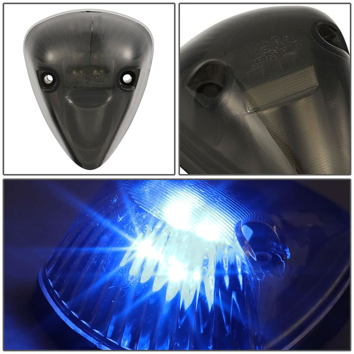 94-98 Dodge Ram 2500/3500 Cab Light - Smoke Housing Blue LED