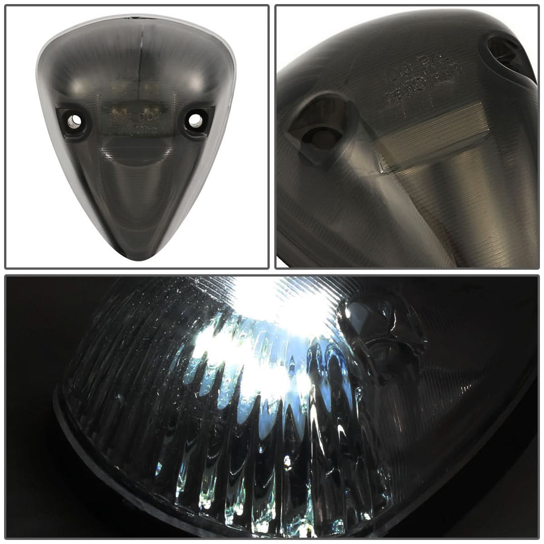94-98 Dodge Ram 2500/3500 Smoke Housing Cab Light with White LED