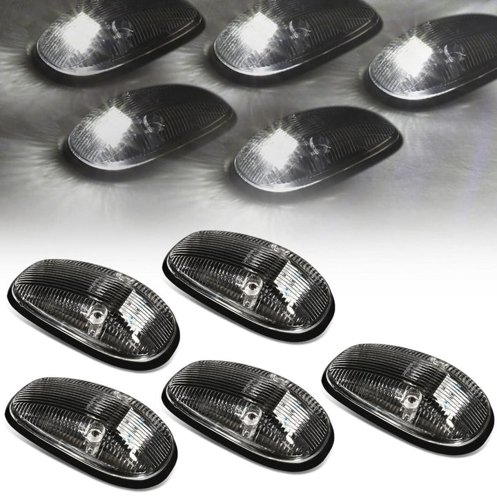 1999-2002 Dodge Ram 2500/3500 Cab Light - Black Housing White LED