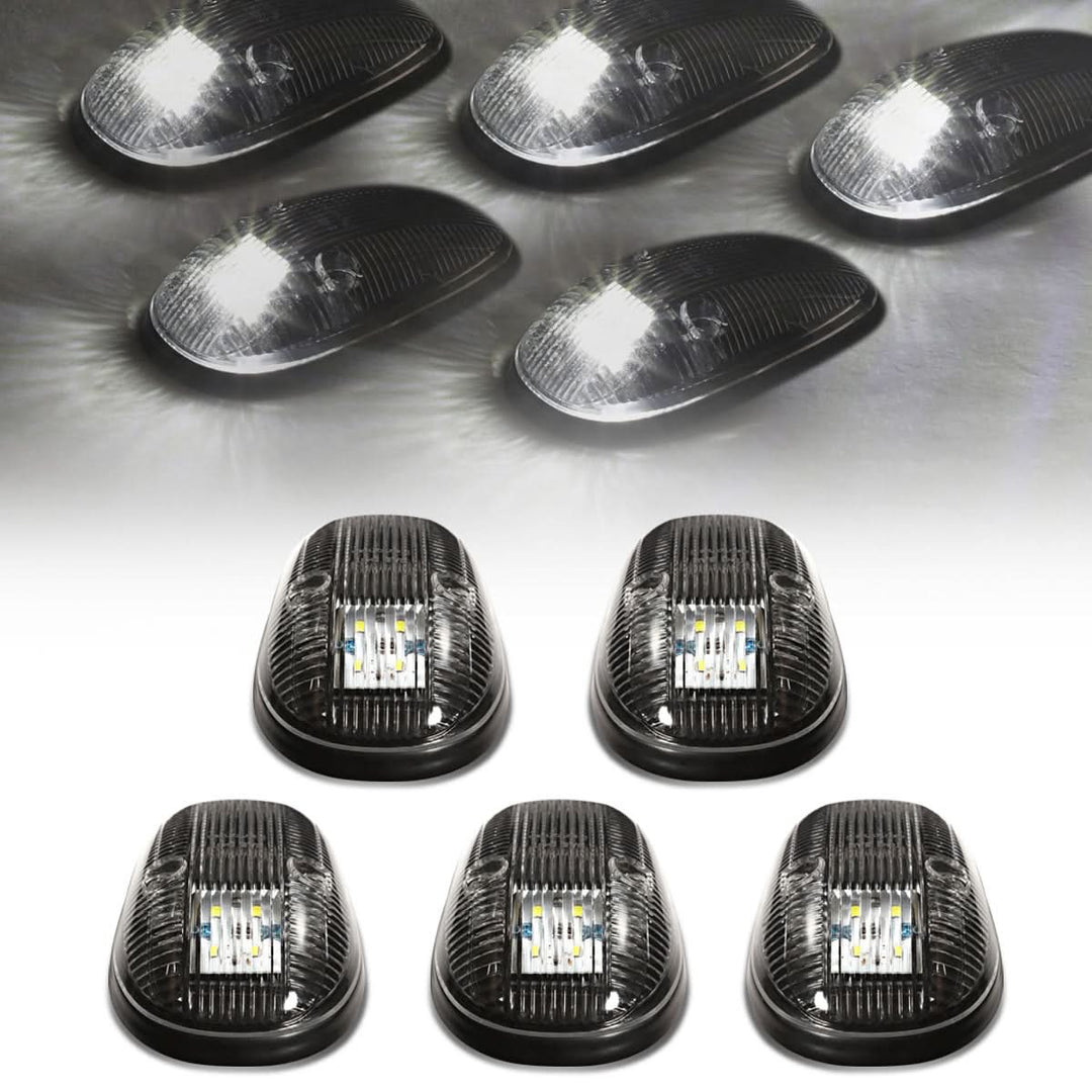 1999-2002 Dodge Ram 2500/3500 Cab Light - Black Housing White LED