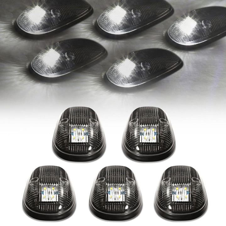 1999-2002 Dodge Ram 2500/3500 Cab Light - Black Housing White LED
