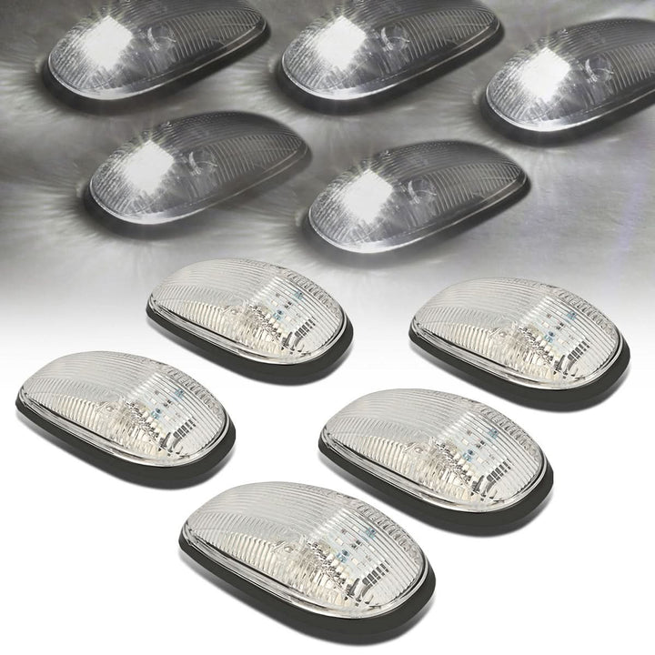 99-02 Dodge Ram 2500/3500 Chrome Housing White LED Cab Light