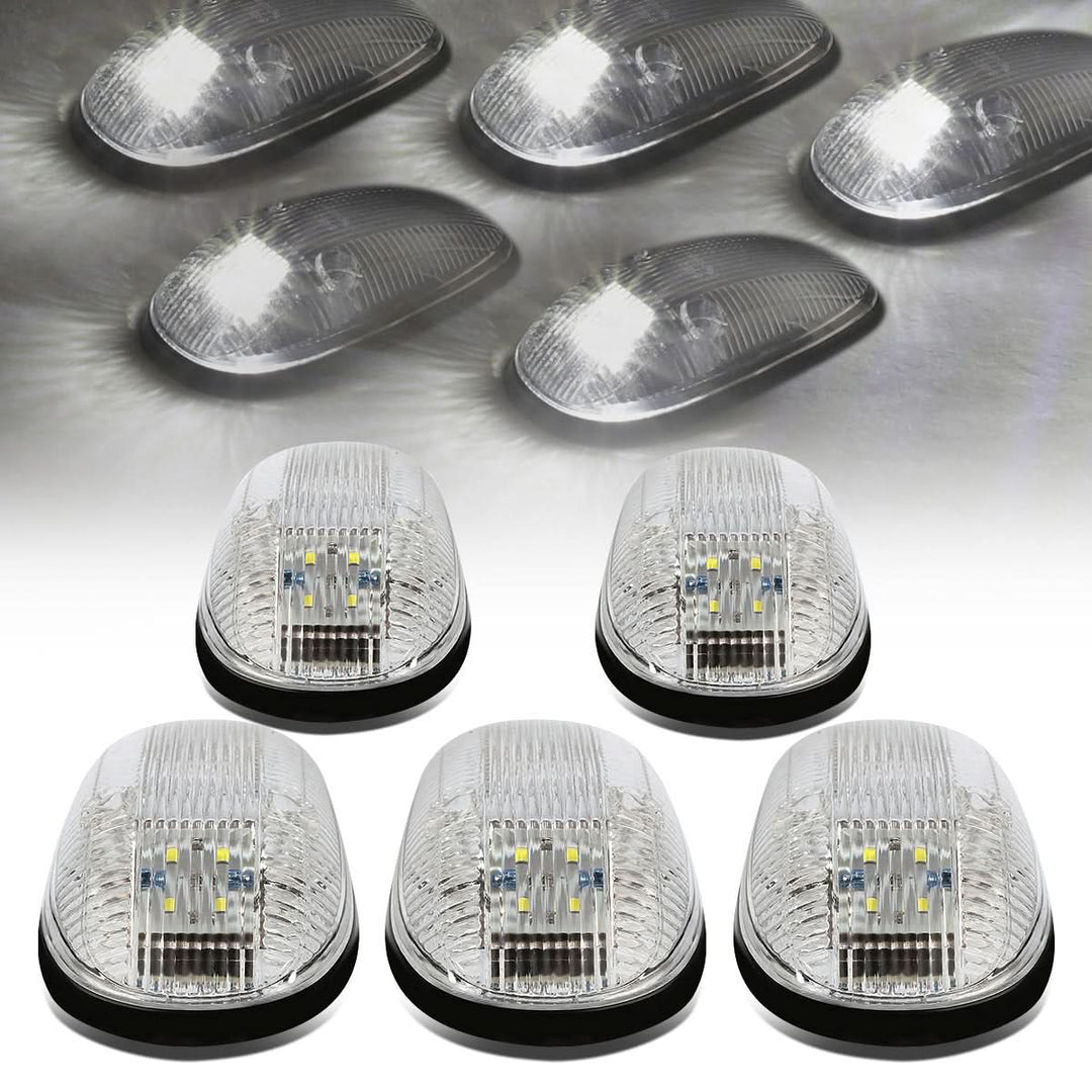 99-02 Dodge Ram 2500/3500 Chrome Housing White LED Cab Light