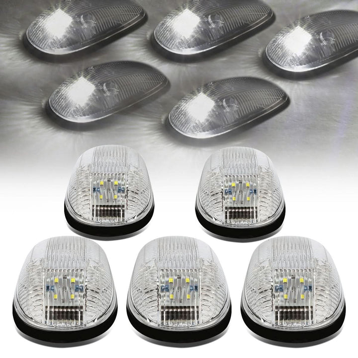 99-02 Dodge Ram 2500/3500 Chrome Housing White LED Cab Light