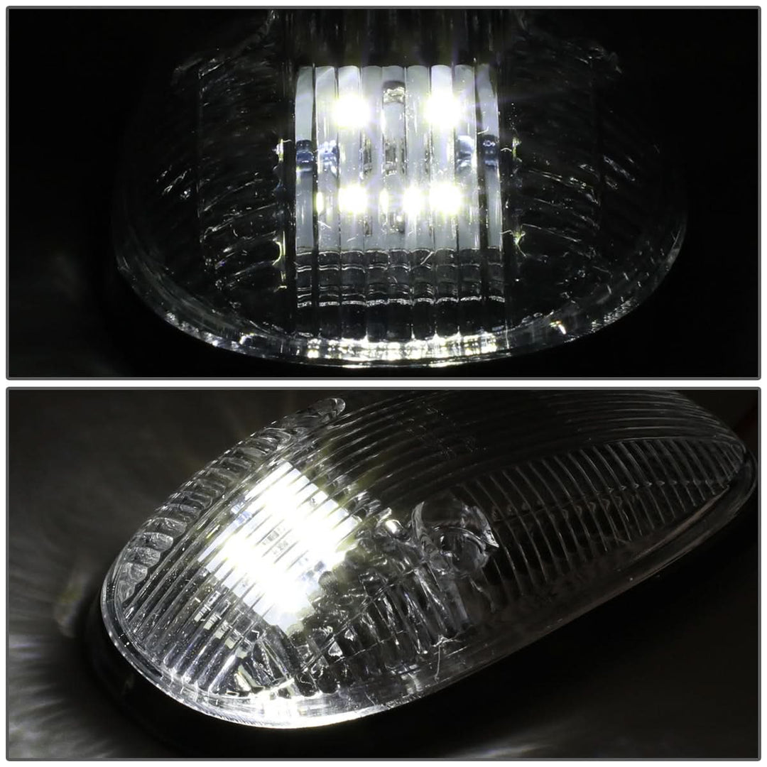99-02 Dodge Ram 2500/3500 Chrome Housing White LED Cab Light