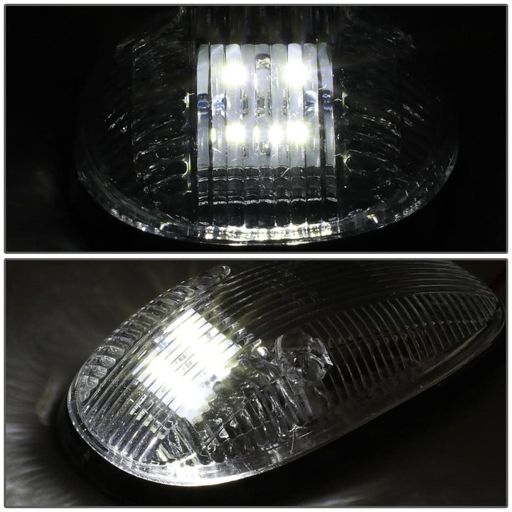 99-02 Dodge Ram 2500/3500 Chrome Housing White LED Cab Light