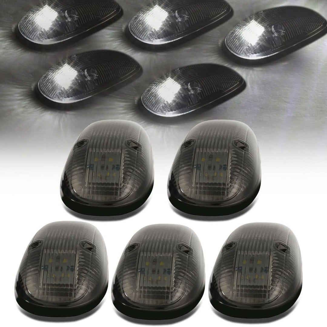99-02 Dodge Ram 2500/3500 Smoke Housing White LED Cab Light