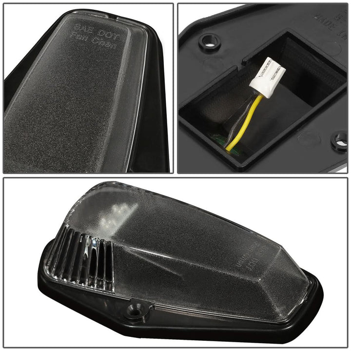 80-96 Ford Super Duty Black Housing White LED Cab Light