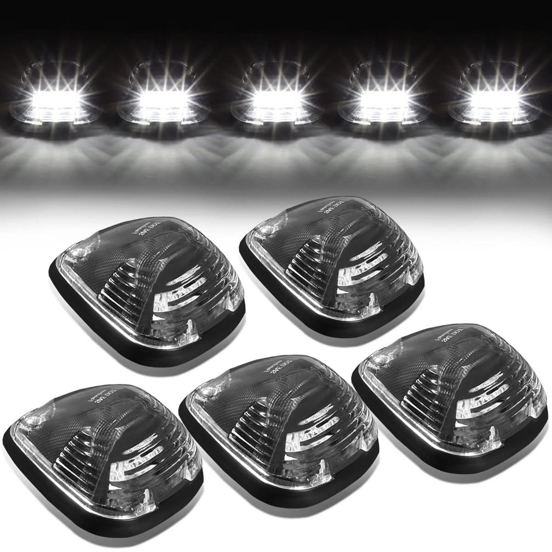 99-15 Ford Super Duty Black Housing White LED Cab Light