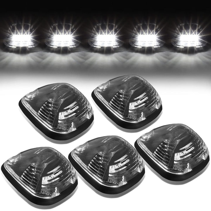 99-15 Ford Super Duty Black Housing White LED Cab Light