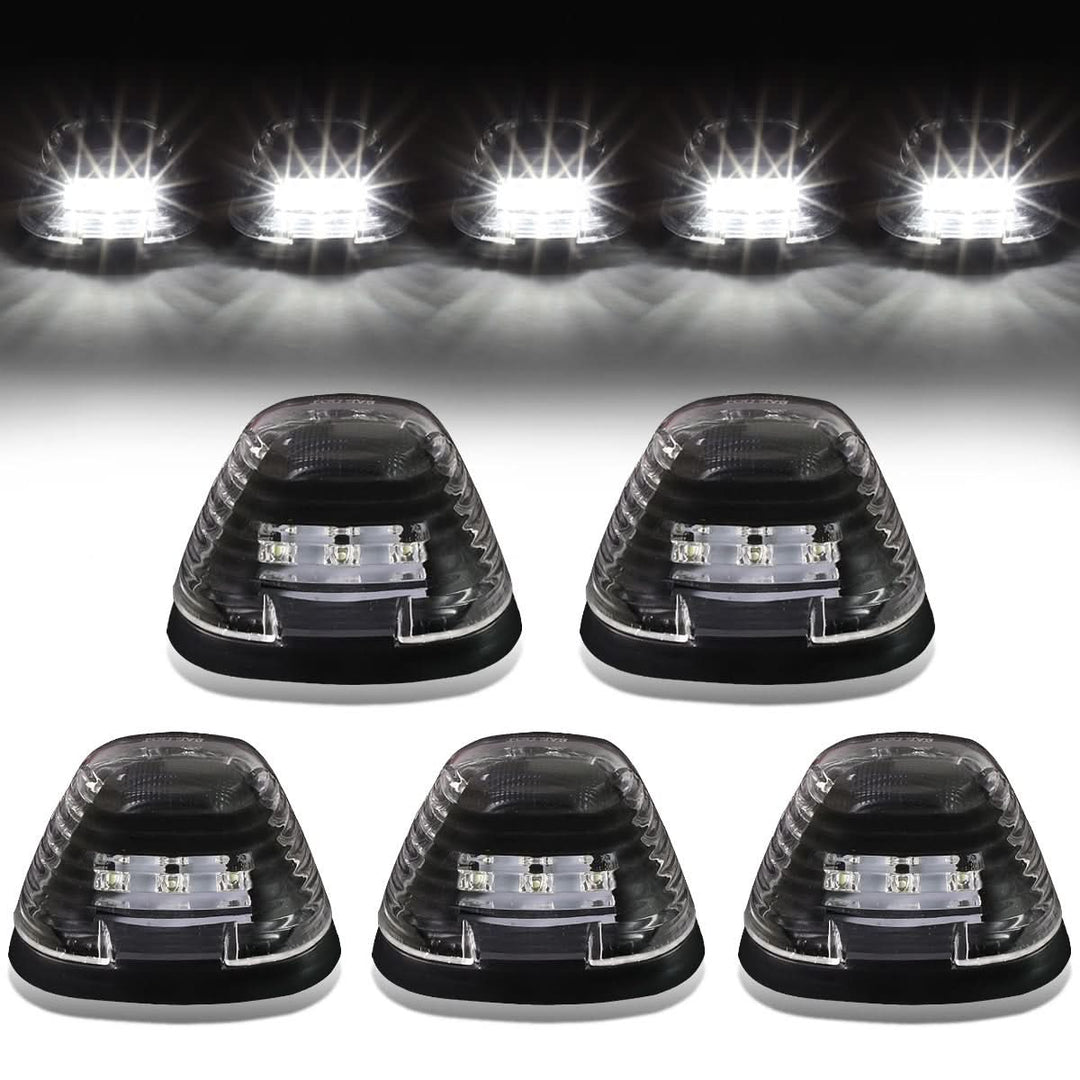 99-15 Ford Super Duty Black Housing White LED Cab Light