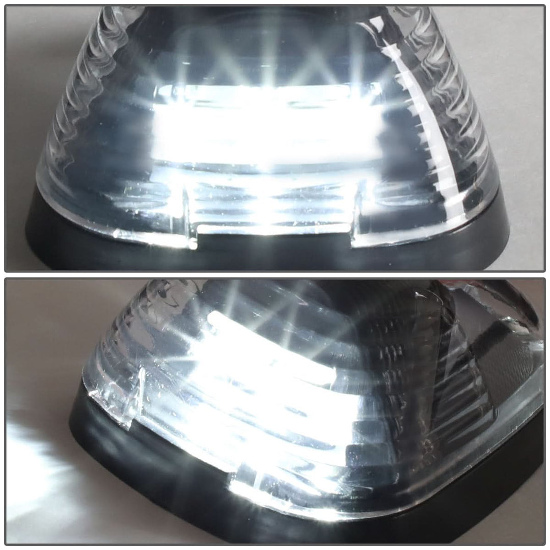 99-15 Ford Super Duty Black Housing White LED Cab Light