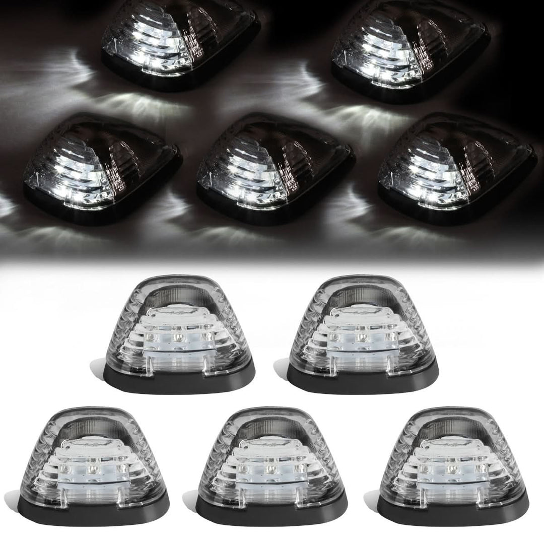 99-15 Ford Super Duty Chrome Housing White LED Cab Light
