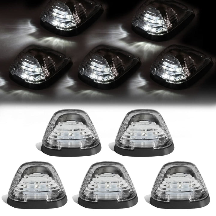 99-15 Ford Super Duty Chrome Housing White LED Cab Light