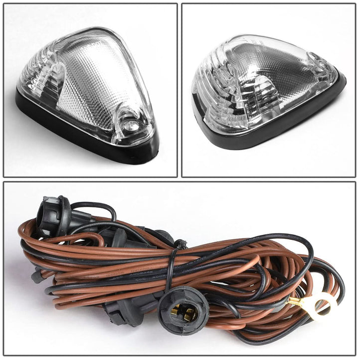99-15 Ford Super Duty Chrome Housing Amber LED Cab Light