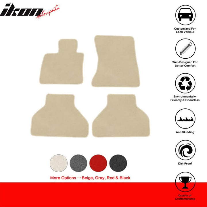 2007-2012 BMW E70 X5 Floor Mat Carpet Nylon