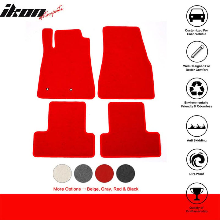2005-2009 Ford Mustang Car Mats Carpet 4PC Nylon