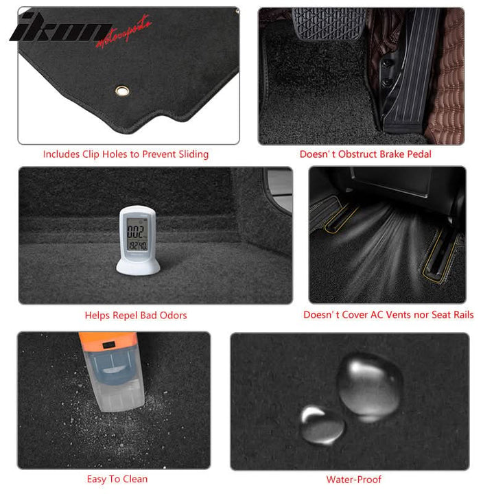 2003-2011 Saab 9-3 Car Floor Mats Carpet 4PC Nylon