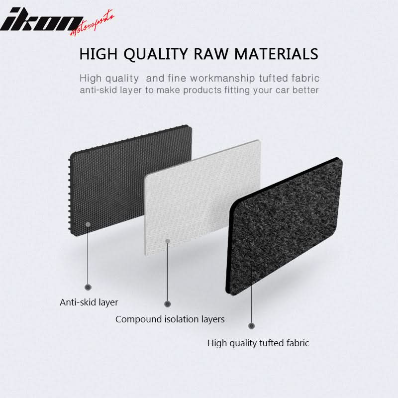 Car Floor Mat for 1998-2002 Toyota Corolla 4PCS Anti-Slip  Nylon