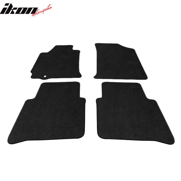 Car Floor Mat for 2007-2012 Nissan Nissan Sedan Black Carpets Nylon