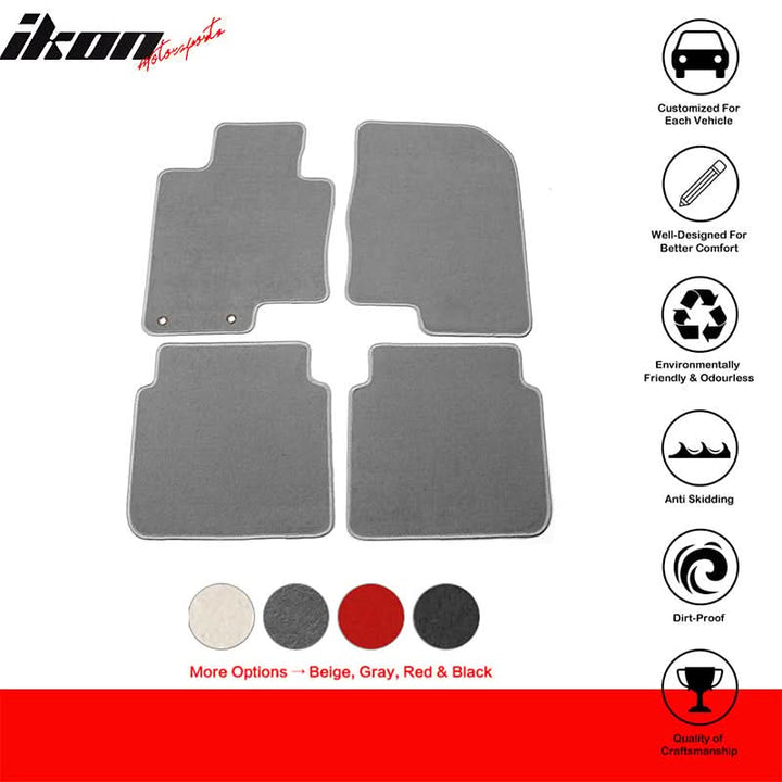 2011-2015 Kia Optima Car Floor Mats Carpet 4PC Nylon